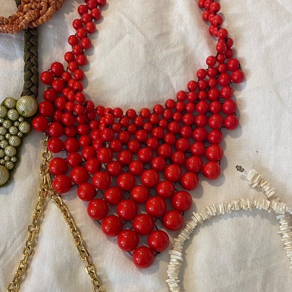 Beaded Statement Necklace lot - Picture 5 of 7